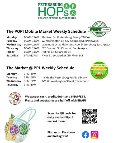 POP! Market Schedule